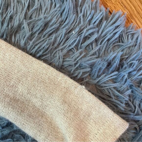 Hayden Cream Oatmeal 100% Cashmere Cardigan Size M - Picture 2 of 6